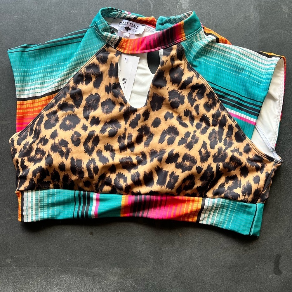 NWT Crazy Train Swimsuit Top - Picture 2 of 4